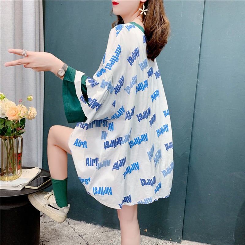 ゆったり感アップ   スタイリッシュ Tシャツ＜F-2856＞