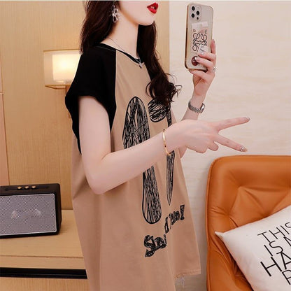 スタイリッシュ   一目惚れ Tシャツ カットソー＜F-3513＞