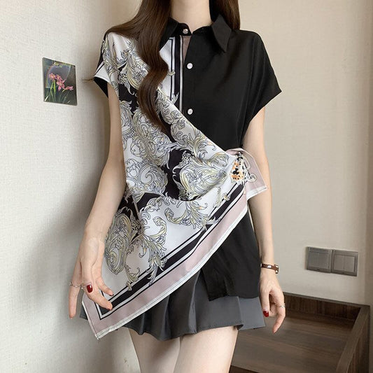 大好評 絶対流行 着回し力抜群 早い者勝ち カジュアル 2色選択 Tシャツ<F-11643>