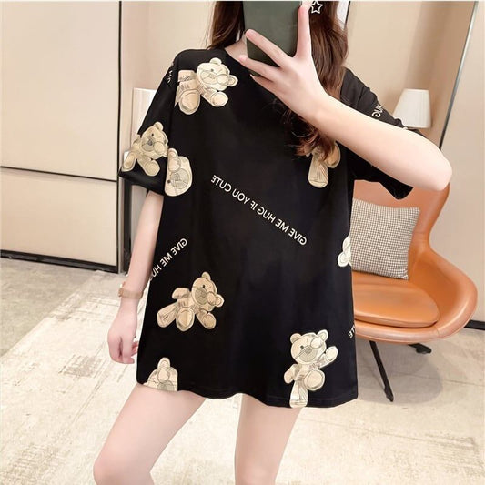 スタイリッシュ   一目惚れ Tシャツ カットソー＜F-3452＞