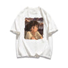 都市ファッショ デザイン オシャレ カジュアル プリント全5色 半袖Tシャツ<F-9258>
