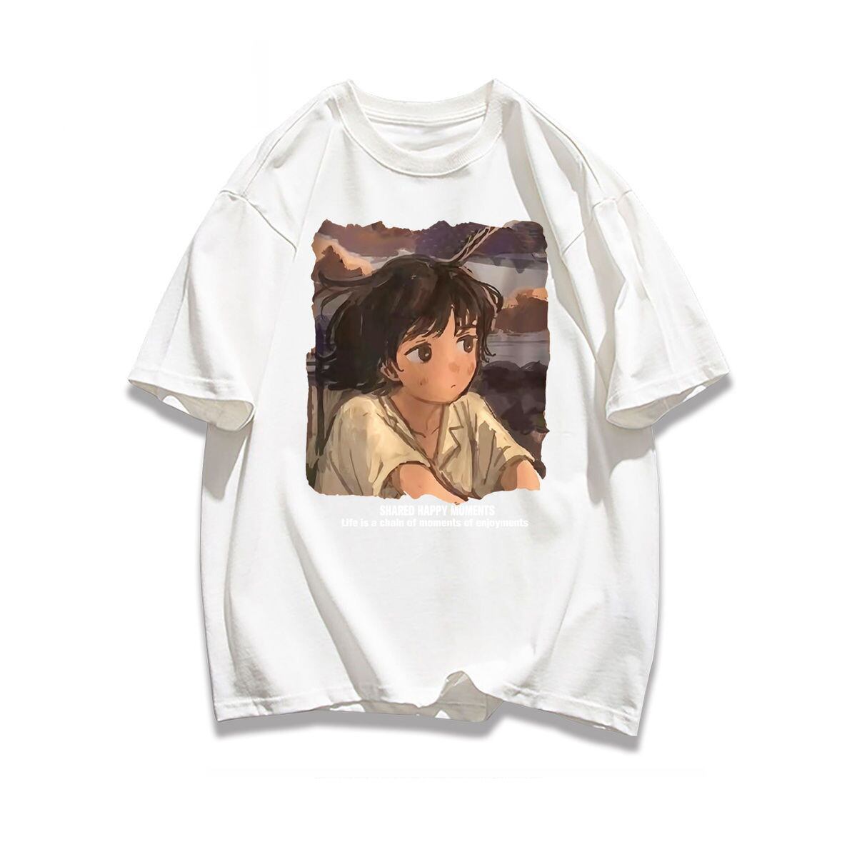 都市ファッショ デザイン オシャレ カジュアル プリント全5色 半袖Tシャツ<F-9258>