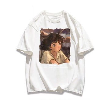 都市ファッショ デザイン オシャレ カジュアル プリント全5色 半袖Tシャツ<F-9258>