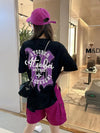 おすすめ ファッション 今季マストバイ 半袖Ｔシャツⅹパンツセット全4色<F-8568>