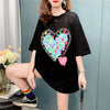 スタイリッシュ   一目惚れ Tシャツ カットソー＜F-3579＞