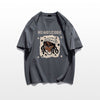 ベストセラーアイテム！ カジュアル 定番シンプル ルーズ プリント全5色 半袖TシャツF-9022