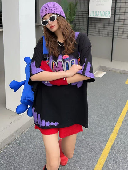 おすすめ 好感度UP 美人度アップ カジュアル 全4色 半袖 Tシャツ ＜F-11234＞