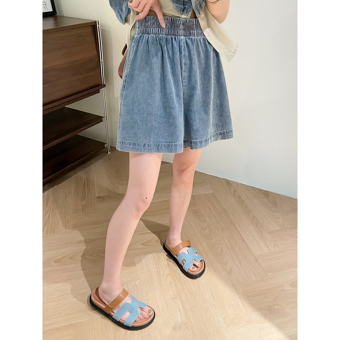 今季マストバイ 上品 ファッション 半袖Ｔシャツⅹパンツセット <F-6575>