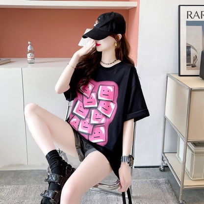 オシャレ度満点   カジュアル Tシャツ カットソー＜F-3064＞
