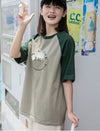 カラーマッチング   ラグランTシャツ ＜F-2972＞