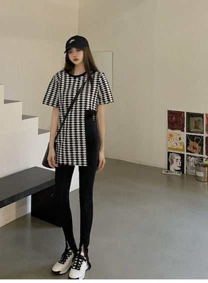 話題沸騰中 存在感抜群 上質 トレンドアイテム 個性派 着心地良い 半袖 Tシャツ <F-9287>