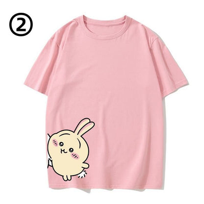 男女兼用 シンプル 着心地良い ゆったり Tシャツ F-13201