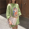 ルーズ   オシャレ度満点 Tシャツ カットソー＜F-3459＞