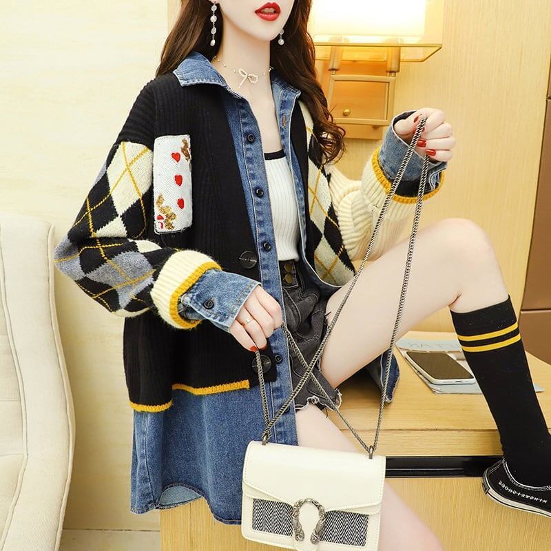 ゆったり感アップ   スタイリッシュ 長袖 ジャケット ブルゾン＜F-2451＞