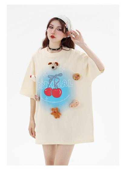 数量限定 ファッション アクティブも綺麗も叶う ゆったり 男女兼用 全3色 半袖Tシャツ＜F-9066＞