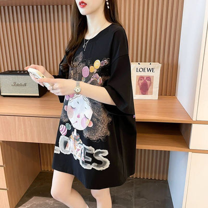 新商品 ファッション 個性派 プリント全3色 半袖Tシャツ カットソー ＜F-8604＞