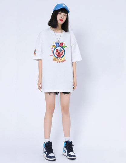 話題沸騰中   カジュアル 6色 半袖Tシャツ＜F-8164＞