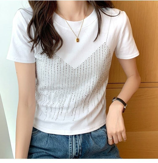 売り切れ必至 絶対流行 好感度UP 早い者勝ち カジュアル 2色選択 Tシャツ<F-11508>
