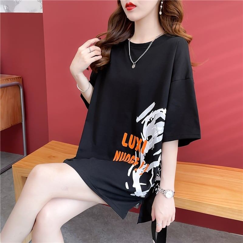 スタイリッシュ   一目惚れ Tシャツ カットソー＜F-3584＞