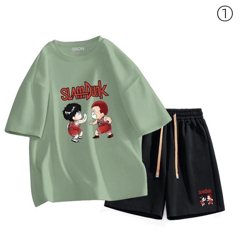 今季マストバイ ファッション男女兼用 超人気 半袖Ｔシャツⅹパンツセット全6色F-6695
