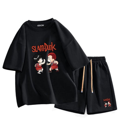 今季マストバイ ファッション男女兼用 超人気 半袖Ｔシャツⅹパンツセット全6色F-6695