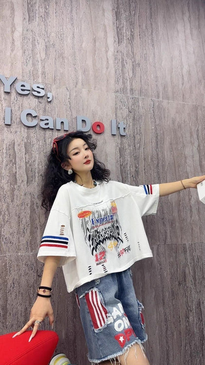 ファッション 美人度アップ おすすめ 好感度UP カジュアル 全4色 半袖 Tシャツ ＜F-11219＞
