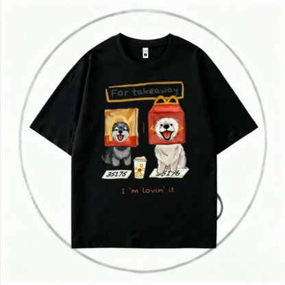 ゆったり 男女兼用 着心地良い クルーネック Tシャツ F-13181