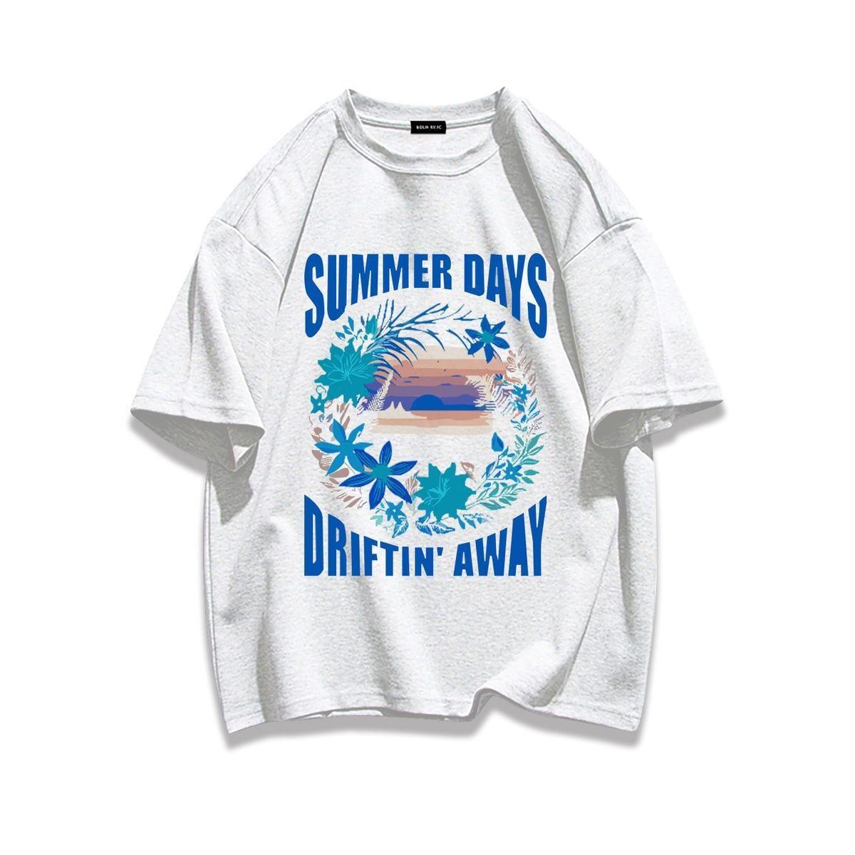 柔らかな肌触りで着心地も楽ちん アバンギャルド カジュアル プリント 全7色 半袖 Tシャツ F-9263