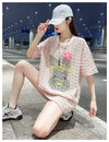 話題沸騰中 キュート カジュアル ホットダイヤモンド 半袖Tシャツ＜F-8626＞
