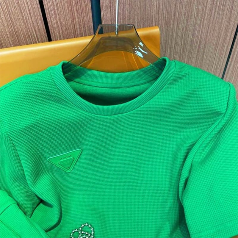 スタイリッシュ 切り替え 一目惚れ Tシャツ＋ショートパンツ セットアップ＜F-3488＞