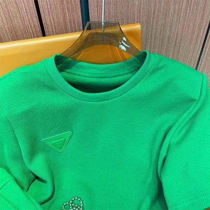 スタイリッシュ 切り替え 一目惚れ Tシャツ＋ショートパンツ セットアップ＜F-3488＞