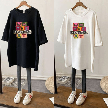 人気商品再入荷 アバンギャルド 上品 レース プリント全2色 半袖TシャツF-9024