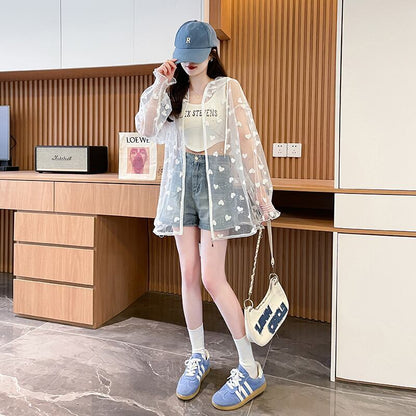 女子マスト 売れ切れ必至 着?せ シンプル 透け感 シャツ ＜F-11921＞