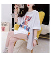 ストリートトレンド韓国風コットン半袖Tシャツ<F-2962>