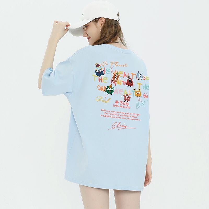 美人度アップ  着心地良い デザイン性抜群 全4色 半袖 Tシャツ F-13160