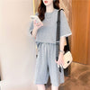 定番シンプル 半袖Ｔシャツⅹパンツセット全4色 カジュアル <F-8732>