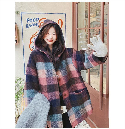 柔らかくて優しい印象 ラムフリース カジュアル コート ボアジャケットF-10140