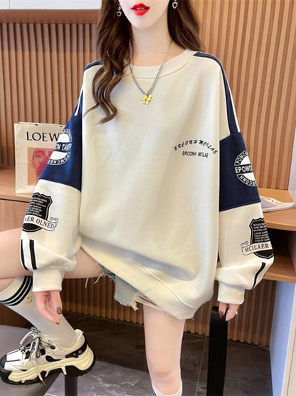 【裏起毛】早い者勝ち切り替え厚手スウェット全3色＜F-4729＞
