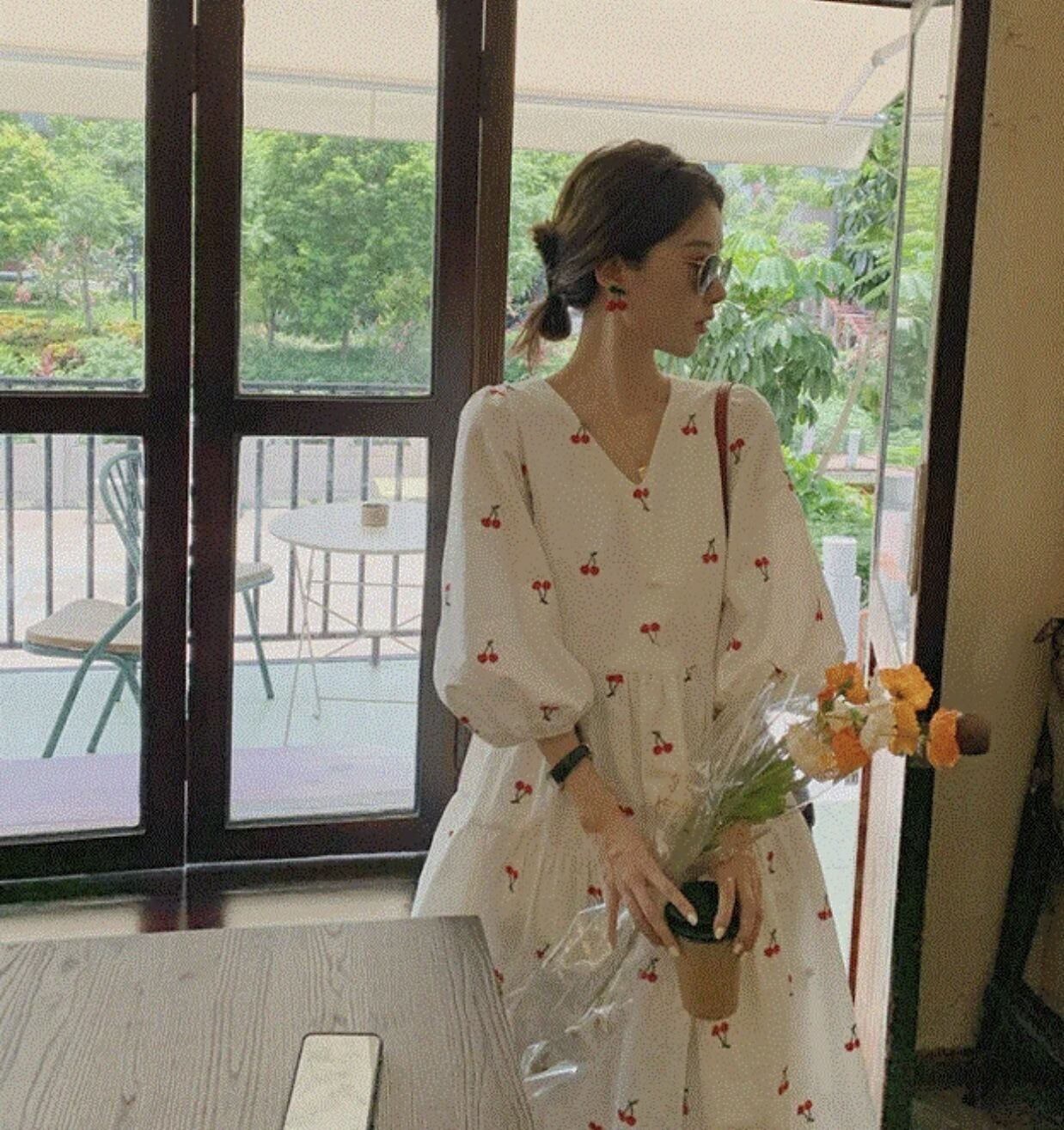 【人気商品再入荷】話題沸騰中 大人可愛い 超人気 シンプル チェック柄 大人可愛い フロック<F-11052>