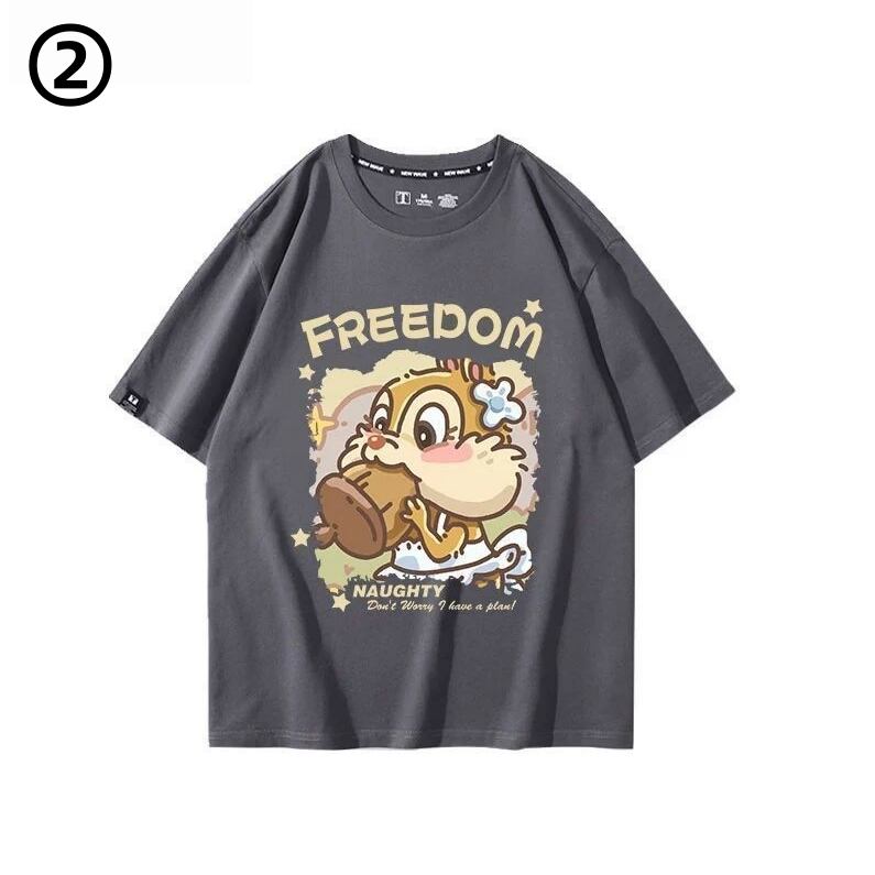男女兼用 人気トレンド 快適 半袖 Tシャツ F-13287