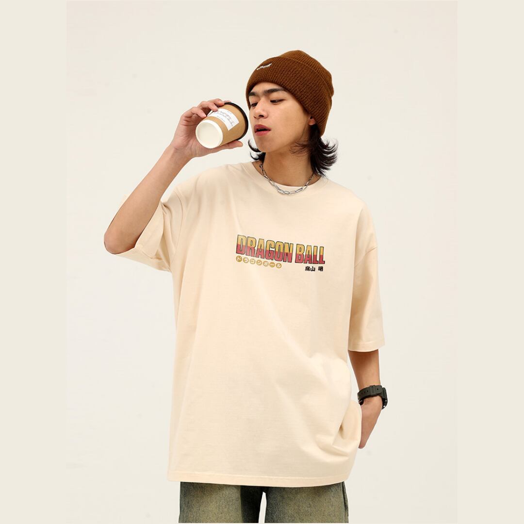 存在感抜群 カジュアル トレンドアイテム ダブルプリント 全7色 半袖TシャツF-9149