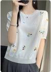 絶対流行 大好評 エレガント 好感度UP カジュアル 全4色 Tシャツ＜F-12054＞