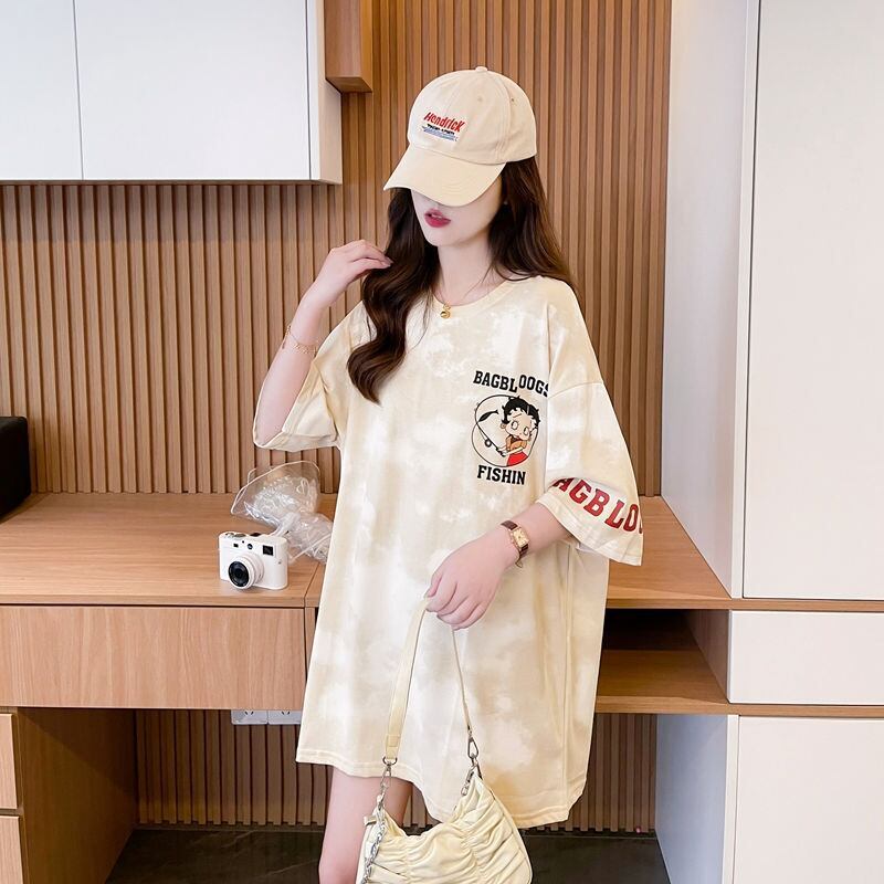 【半額！期間限定！！】超人気 プリント ロゴ ゆったり 3色 半袖Tシャツ＜F-8348＞