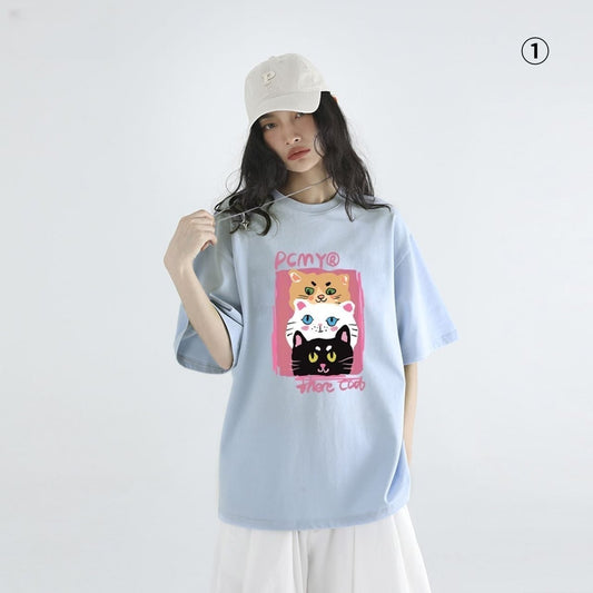 大好評 海外トレンド 定番シンプル 好感度UP カジュアル 全3色 半袖 Tシャツ ＜F-11283＞