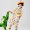 着回し力抜群 夏に嬉しい機能付き おすすめ カジュアル ワンピース 半袖Ｔシャツⅹパンツセット<F-11498>