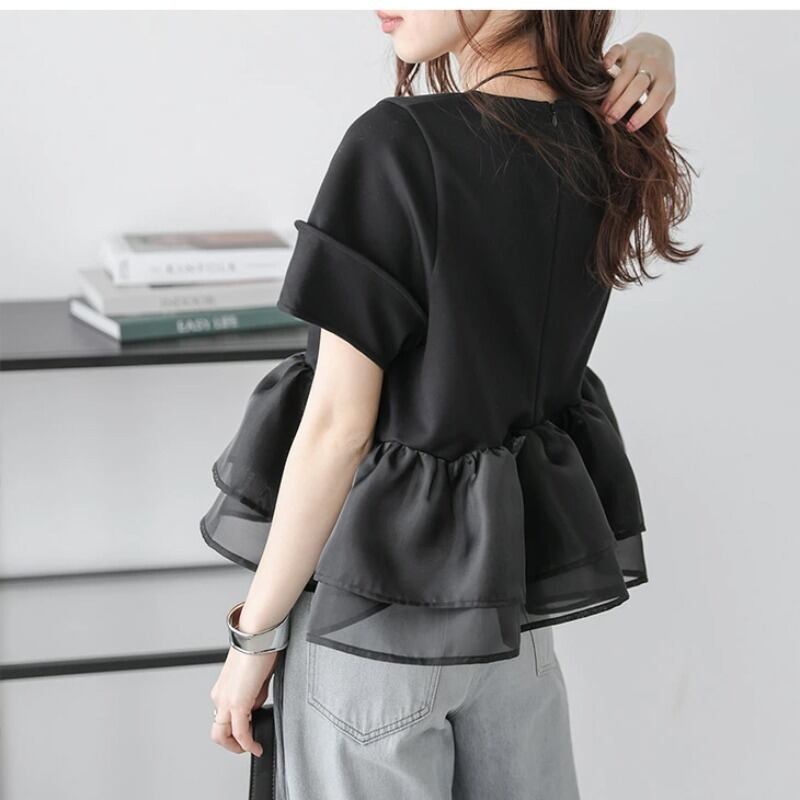 知的 海外トレンド 早い者勝ち 好感度UP カジュアル 全3色 半袖 Tシャツ ＜F-11763＞