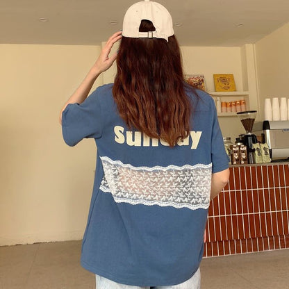 個性的なデザイン   バックで綺麗 カットソー＜F-3023＞