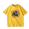 カジュアル プリント アバンギャルド 全7色 半袖 Tシャツ <F-11536>