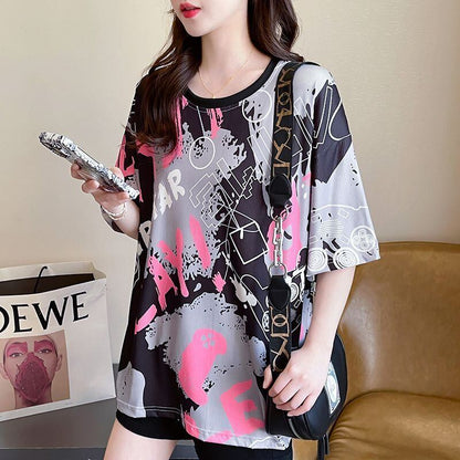定番シンプル 売り切れ必至 美人度アップ 着回し力抜群 全5色 半袖Tシャツ<F-11450>
