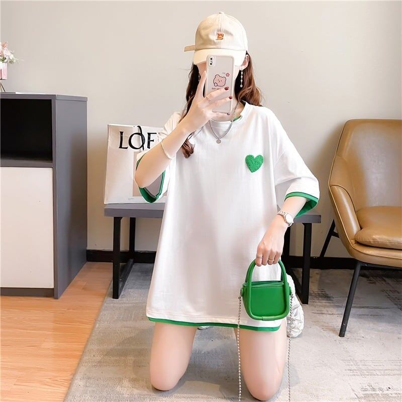 ファッション 3色選択可 シンプル 切り替え Tシャツ カットソー＜F-3070＞